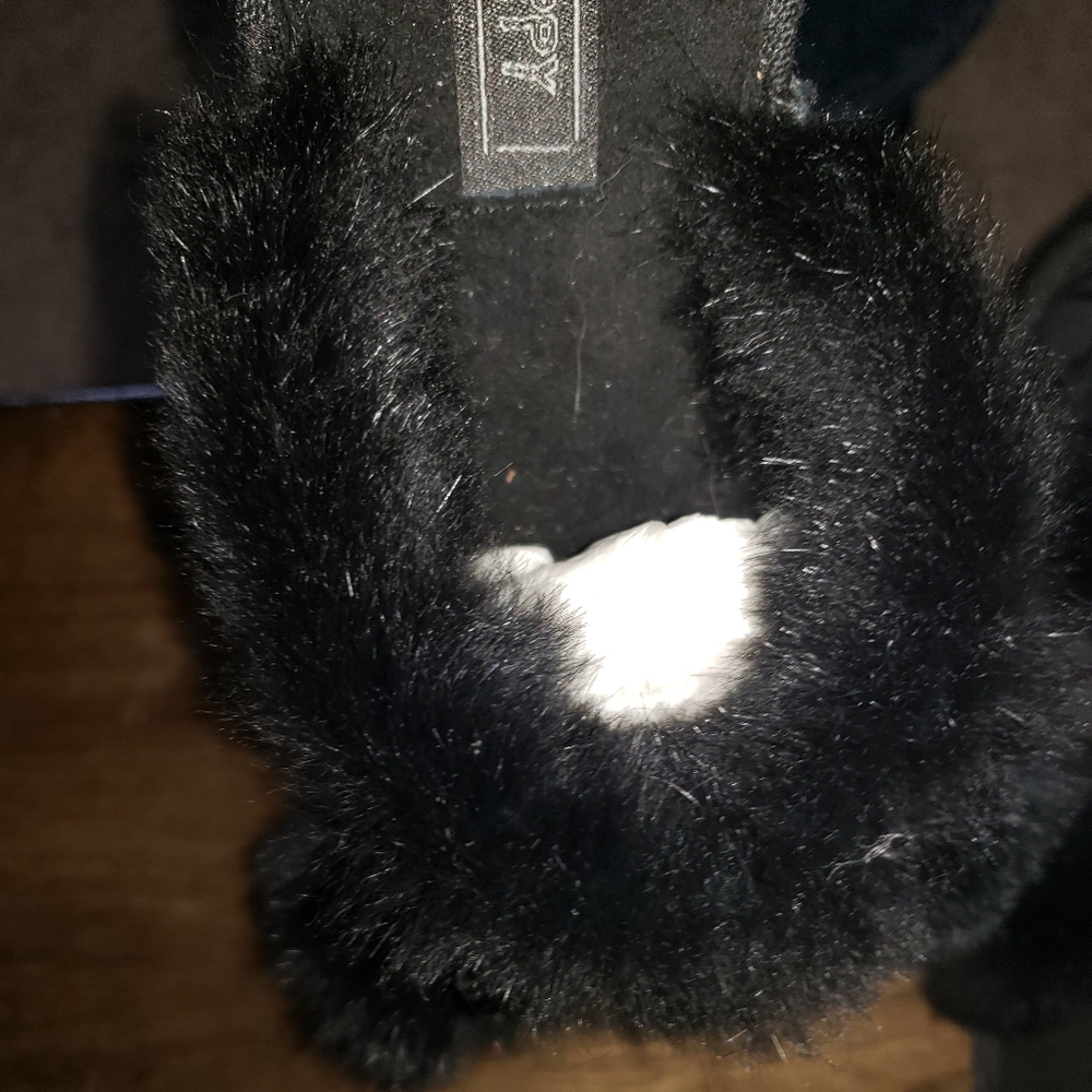 New Coach Poppy Jayda Signature Fur Slippers 8 - Picture 7 of 11